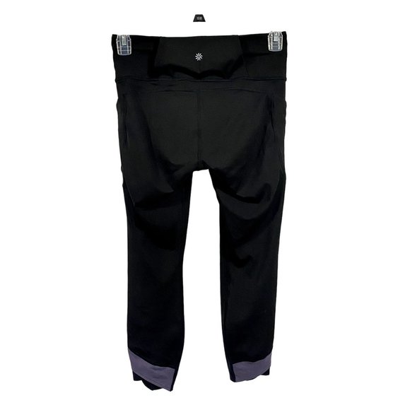 Athleta Ultimate‎ Stash Craft Tight Black Purple Size M - Picture 5 of 7